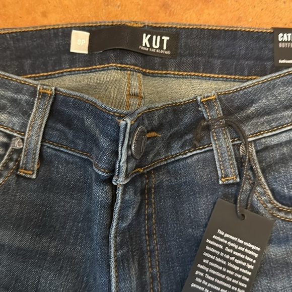 NWT Kut From the Kloth Jean. Size 0. Waist flat 14.5”. Rise 9”. - Picture 3 of 5